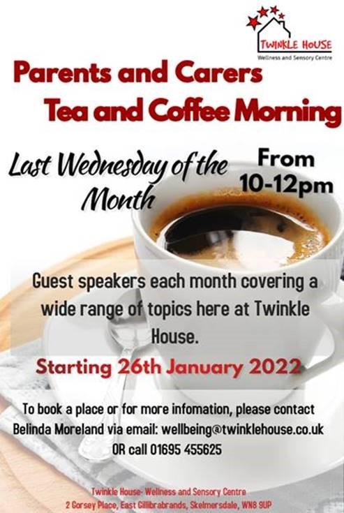 All parents and carers are welcome to attend these sessions.